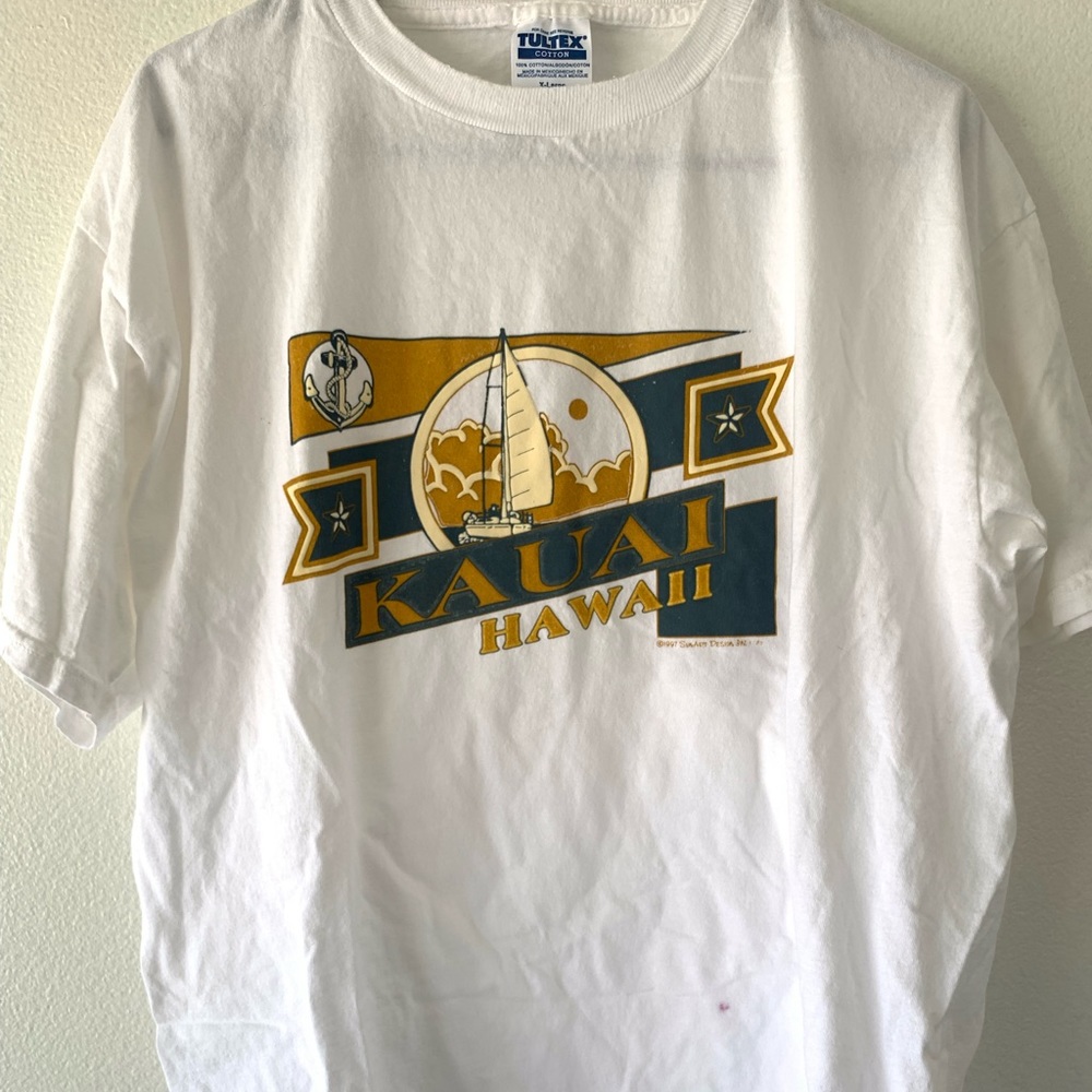 VTG 90s KAUAI HAWAII XL men’s shirt island design